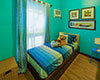 Bedroom Green Blue