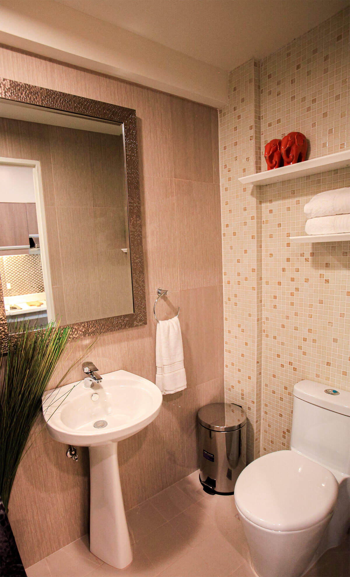 Bathroom Patterned