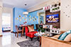 Living Room Warn Blue