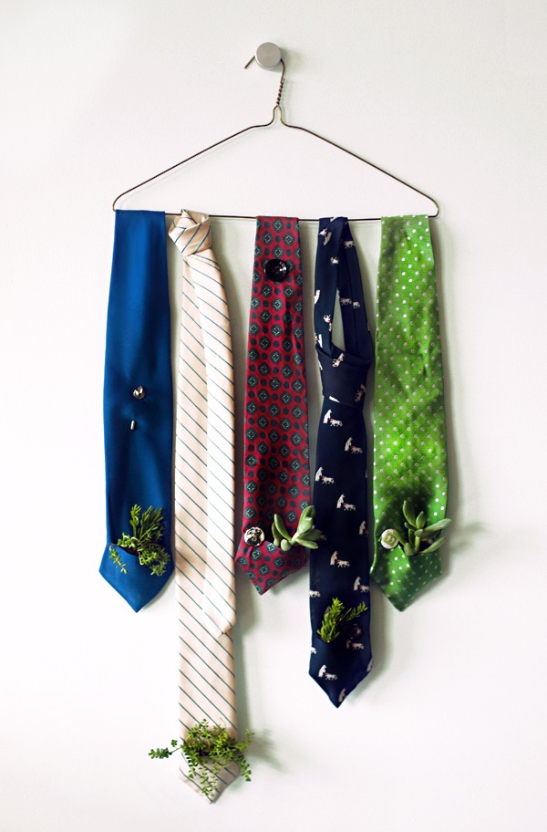 Dad’s Neckties for a Greener Planter