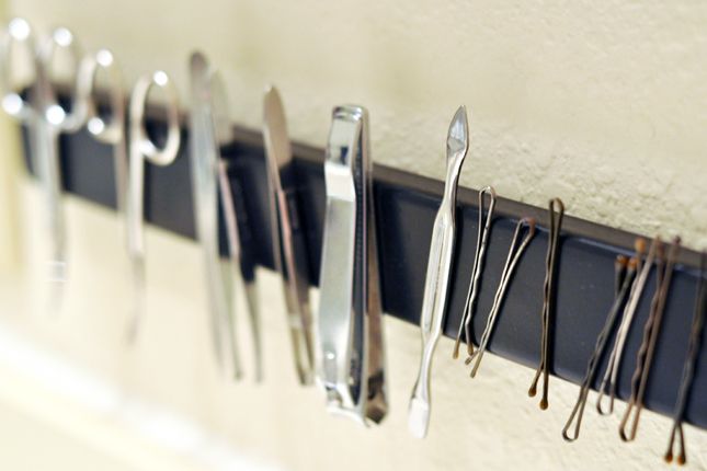 Use A Magnetic Strip For Your Metal Essentials