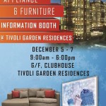 Tivoli Garden Residences holds Appliance and Furniture exhibit from December 5 to 7
