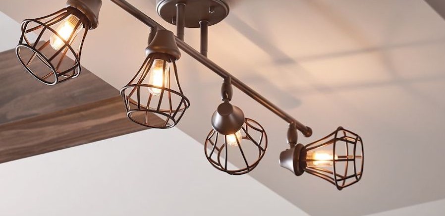 kitchen ceiling track light fixture