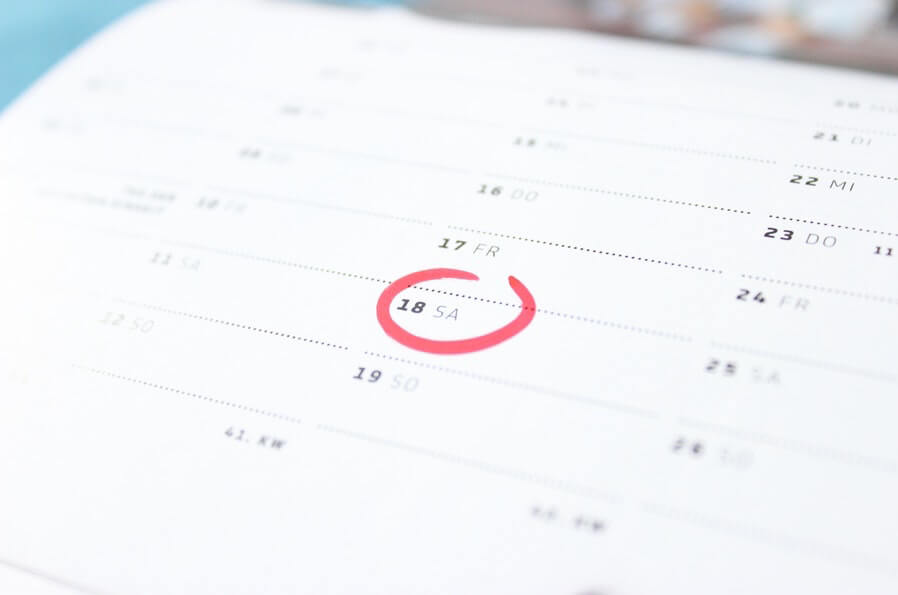 Year-end Slumber Party Mark the Calendar