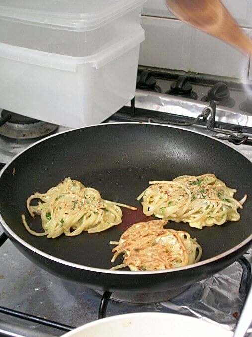 pasta fritters