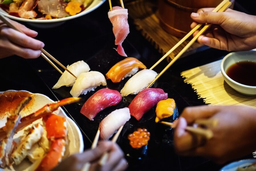 asian cuisine sushi