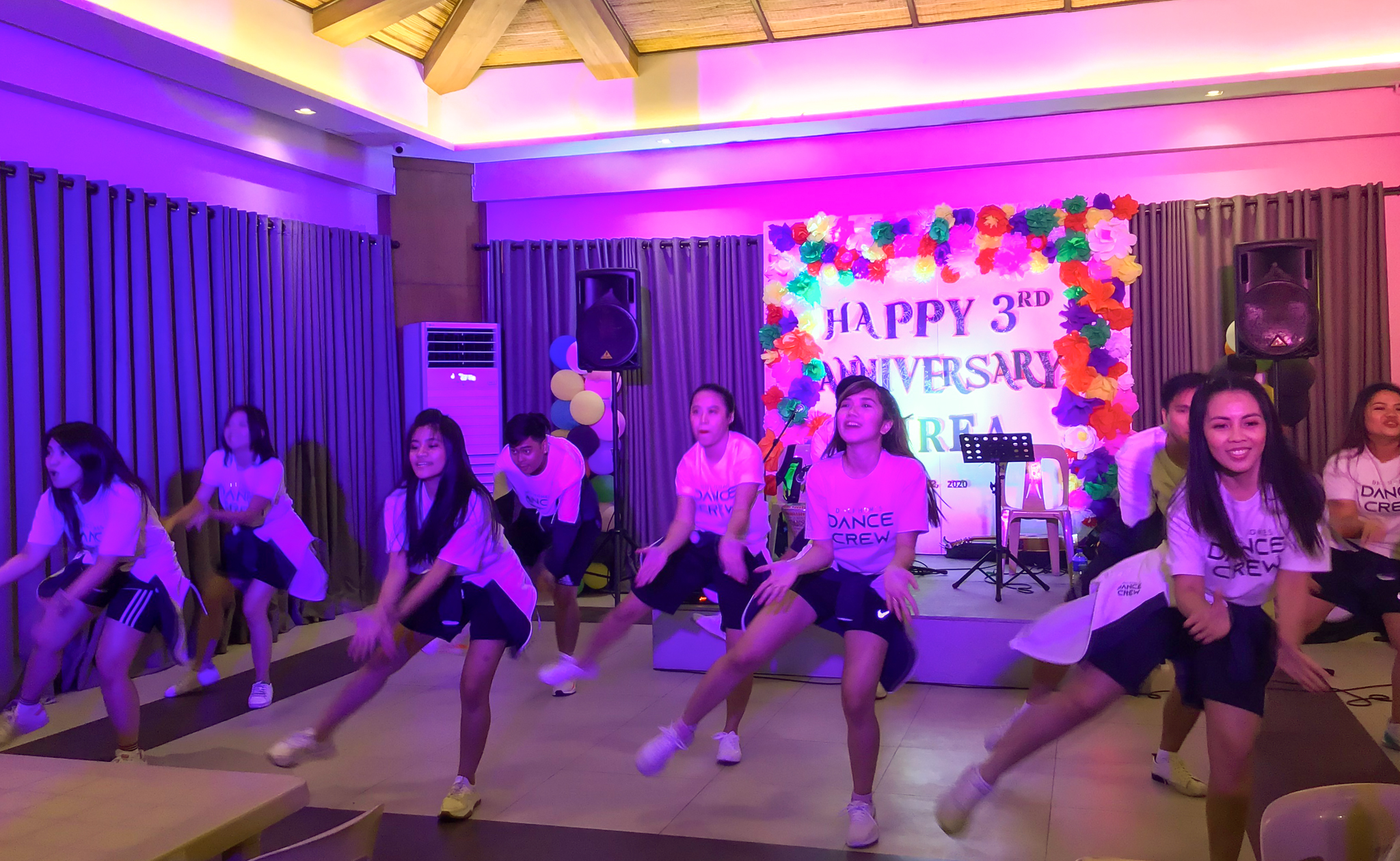 The DMCI Homes Dance Crew showing off their moves as they celebrate with the residents of Miréa Residences. 