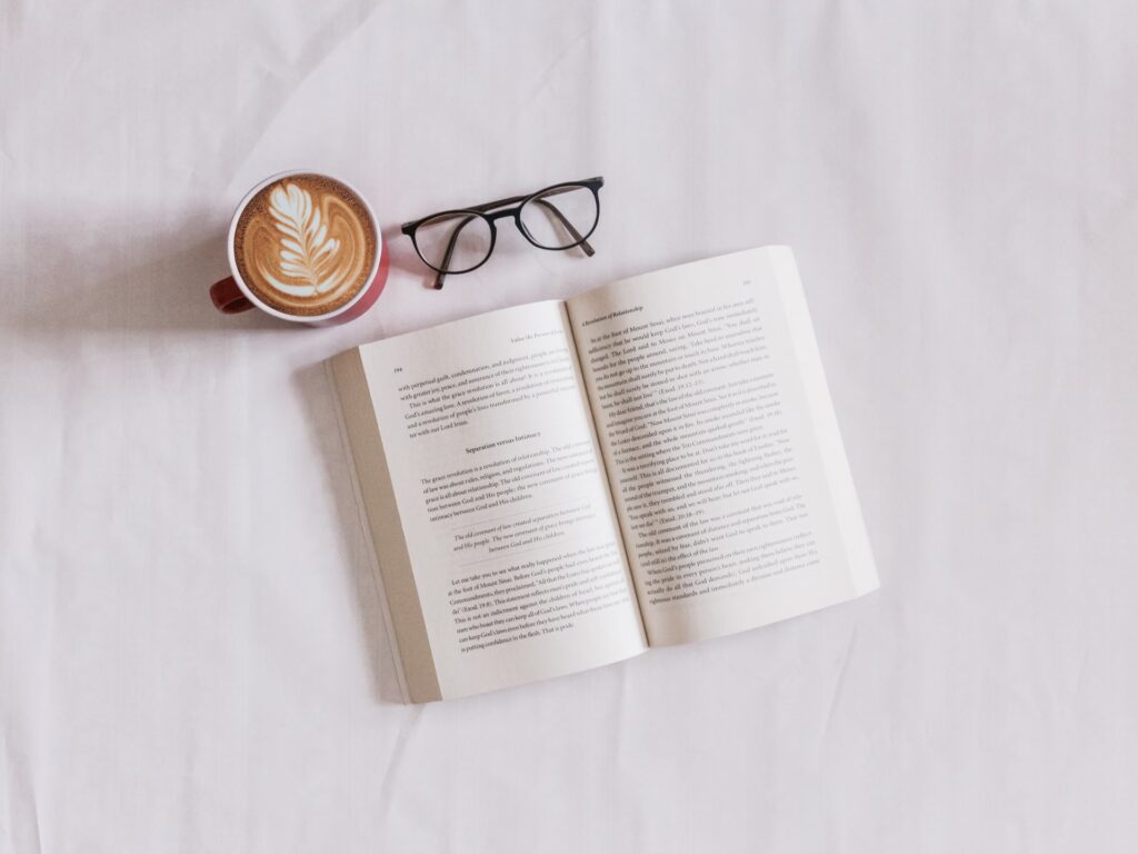 coffee while reading