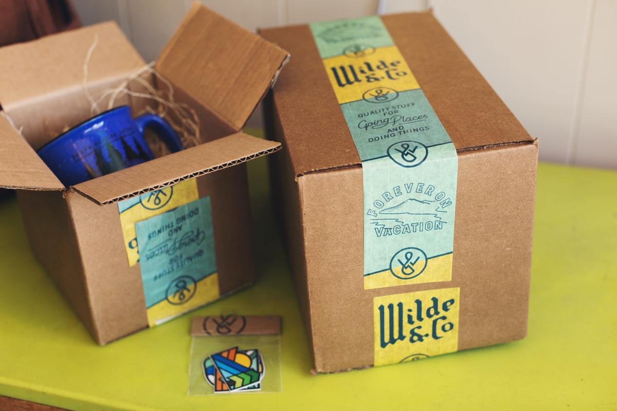 cardboard boxes