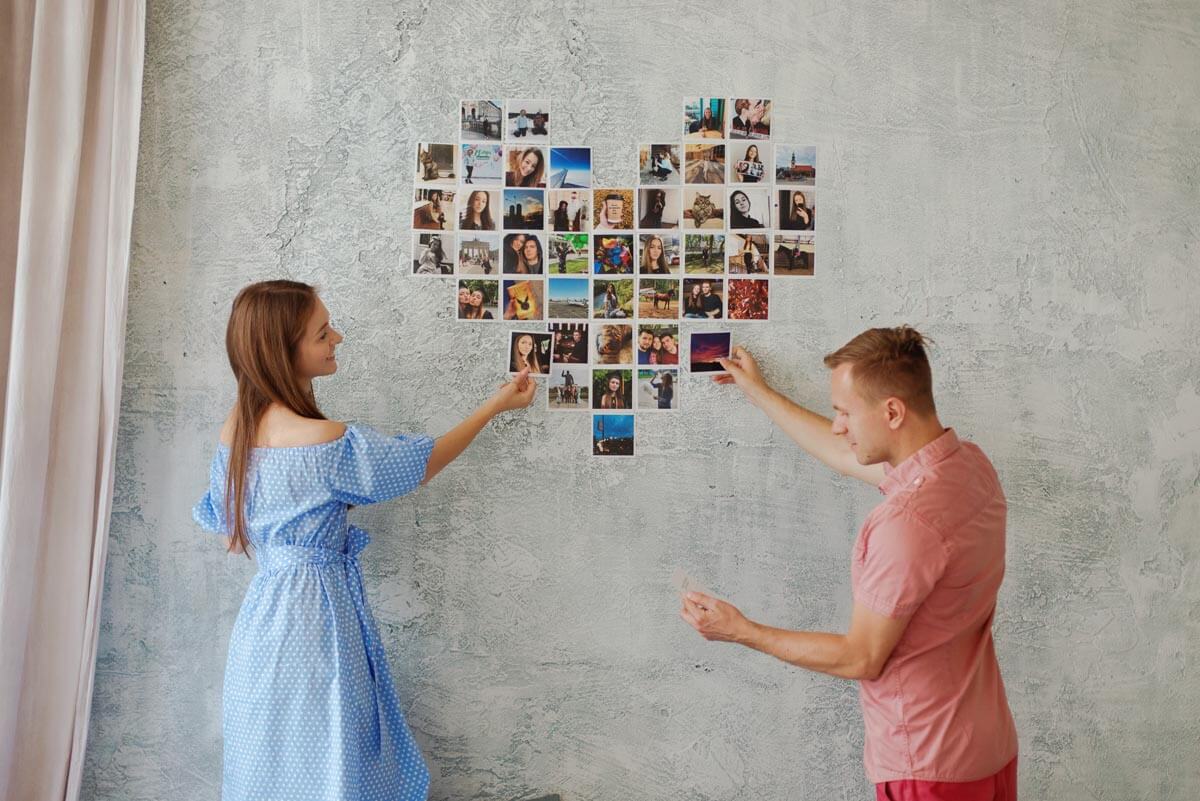 Create a photo wall