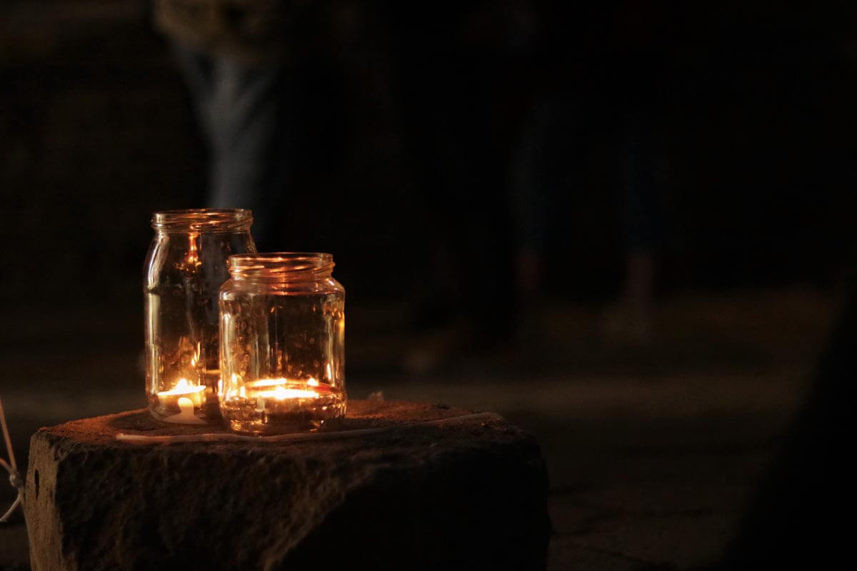 Turn mason jars into candles