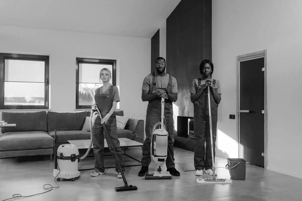 cleaning team