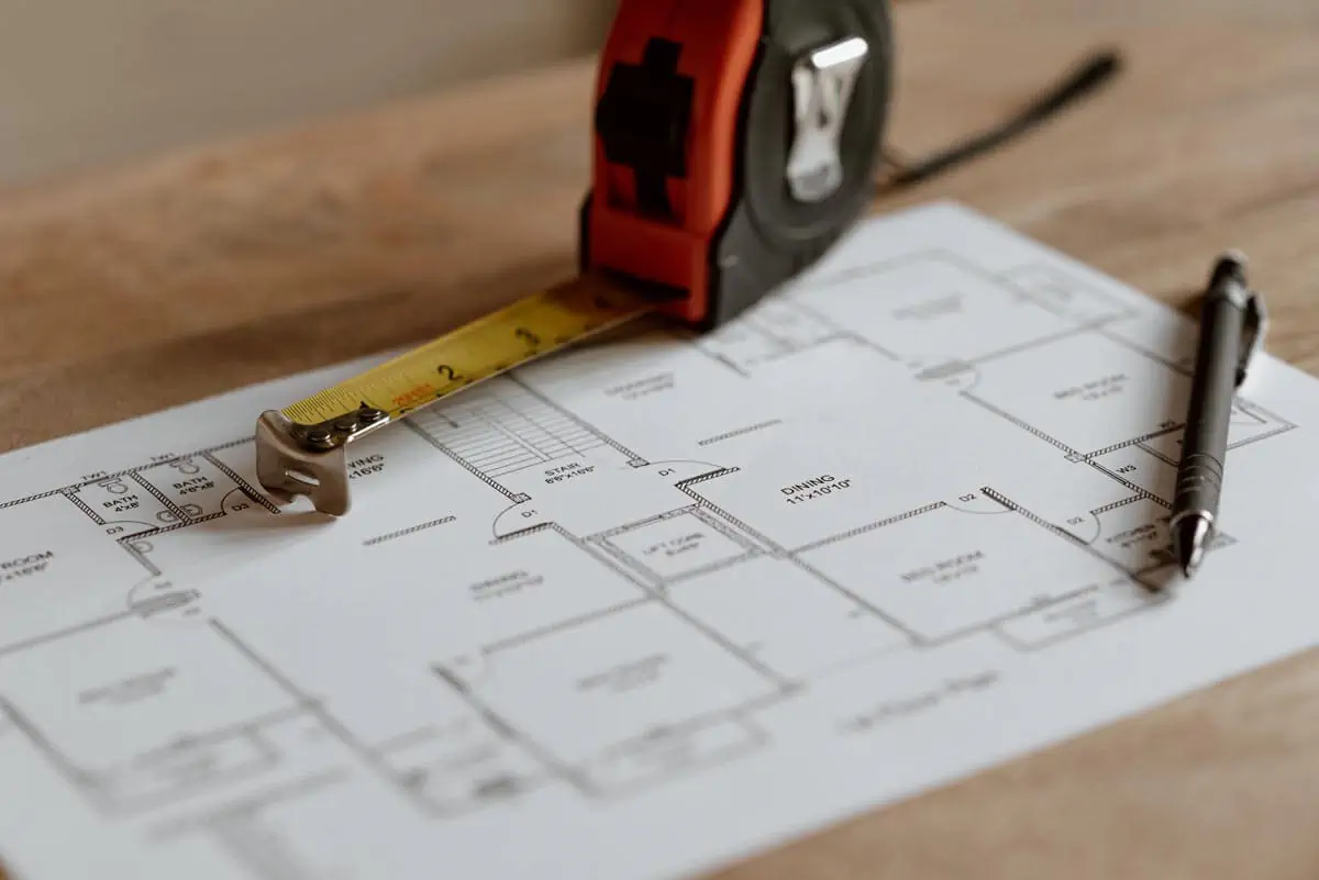 photography of structure plan