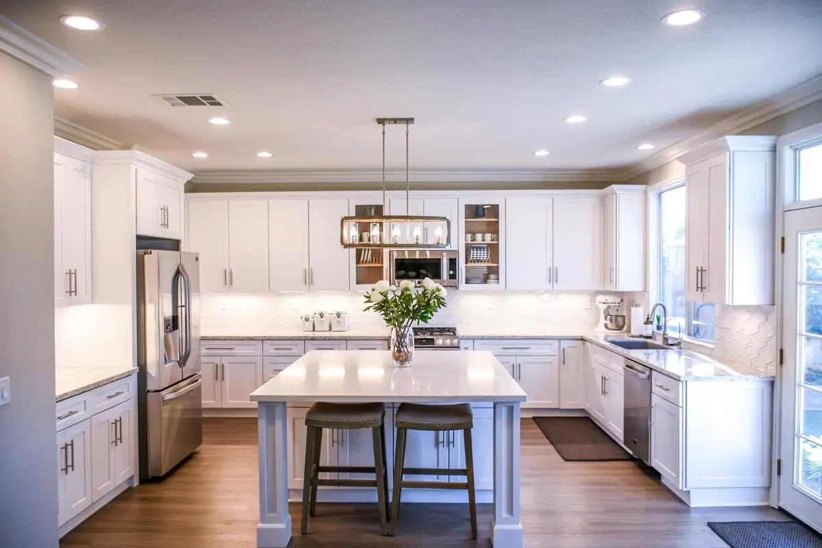 modern kitchen setup