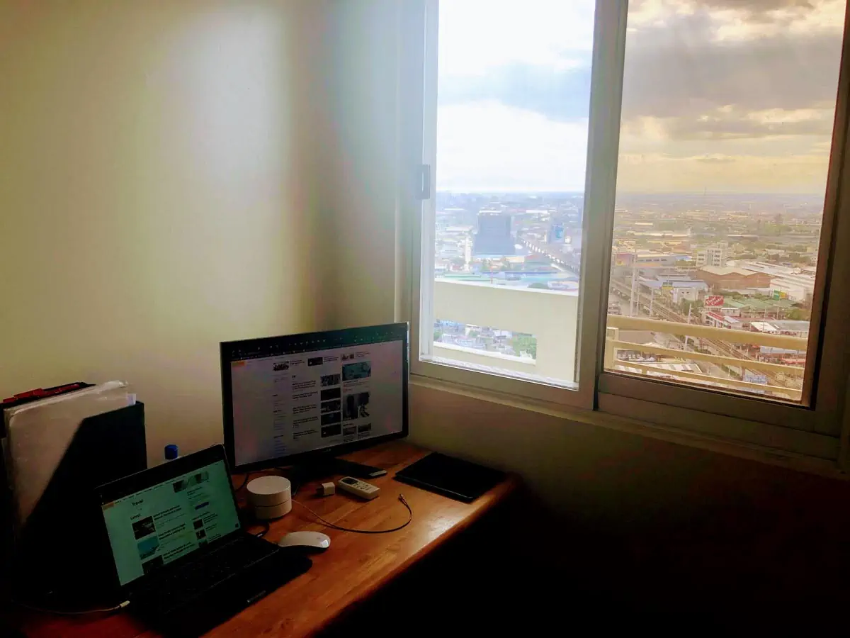 work from home setup